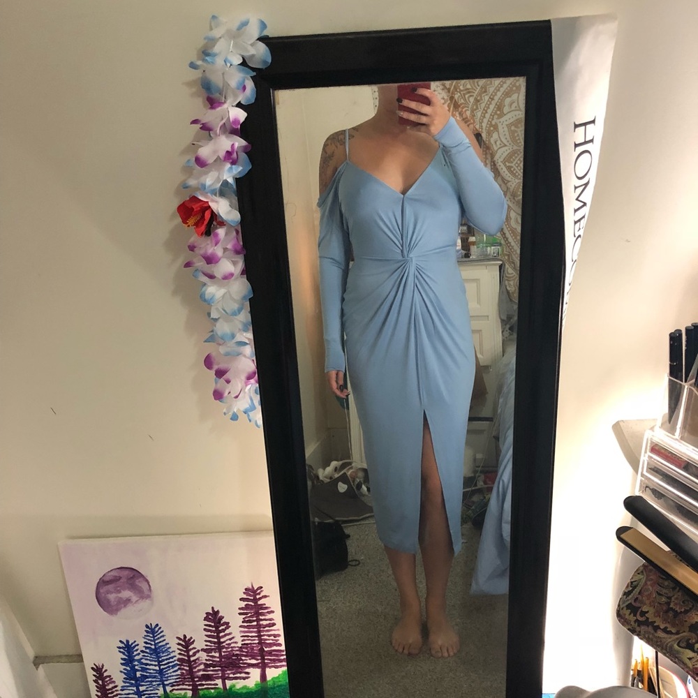 Blue dress